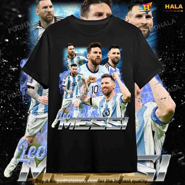 Funny Leo Messi RAP Bootleg Black T-Shirt, Legend Leo Messi Shirt