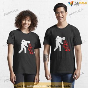 Funny Single Awareness Vomit Hearts Anti Valentines T-Shirt