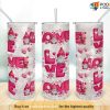 Gnomes Love Valentine 20oz Tumbler, Valentine Gift For Girlfriend