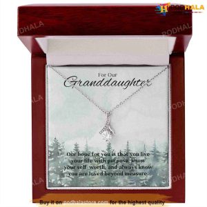 Granddaughter Alluring Beauty Necklace Best Valentines Gifts For Granddaughter 2