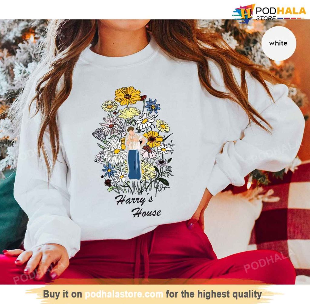 Harrys House TShirt, Floral Harry Shirts for Women, Harry Styles Sweatshirt