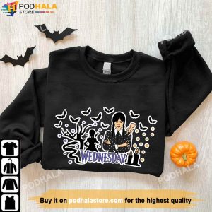 Horror Wednesday Sweatshirt, New 2022 TV Series, Wednesday Addams Shirt