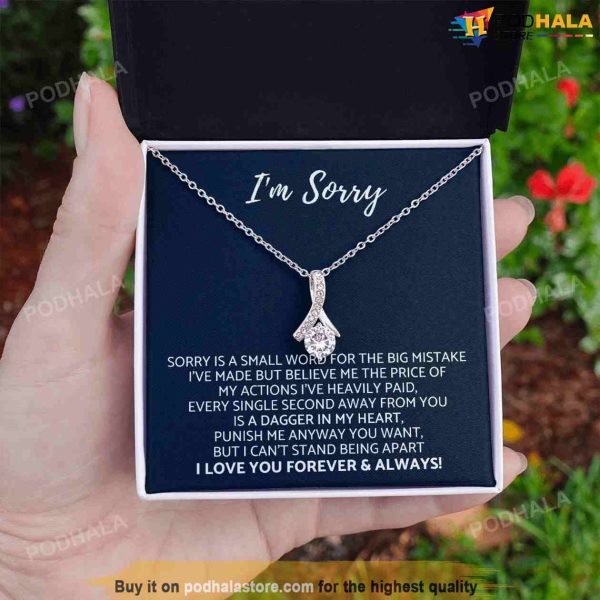 I Love You Forever and Always Necklace, Valentines Day Gift For Girlfriend