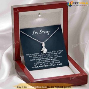 I Love You Forever And Always Necklace Valentines Day Gift For Girlfriend 2