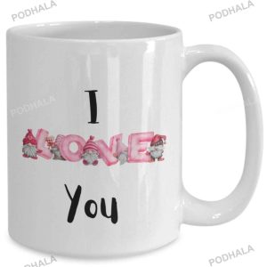 I Love You Valentine Coffee Mug, Valentine Gift For Girlfriend