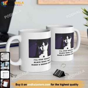 Ill Stop Wearning Black When They make A Darker Color Wednesday Addams Mug 2