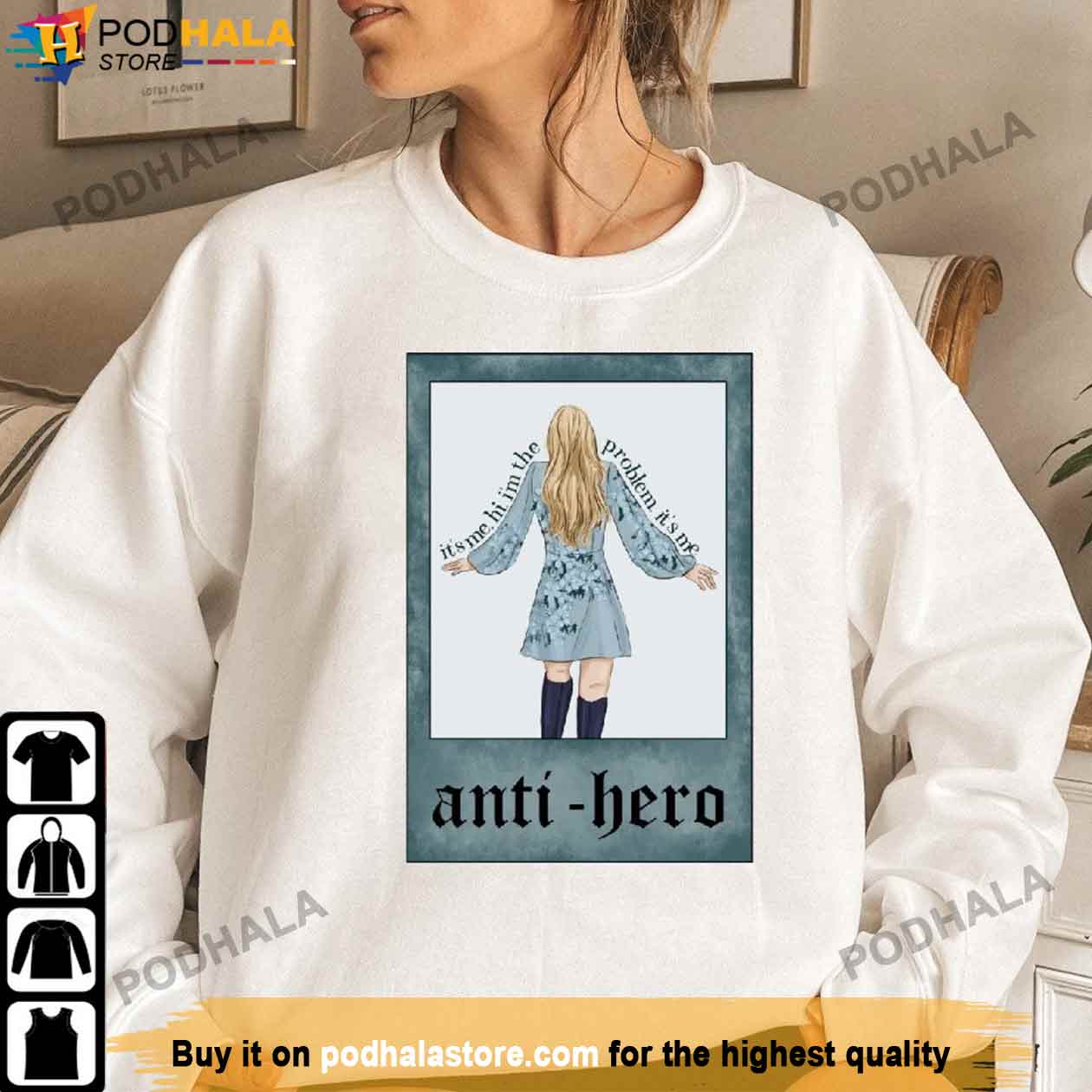 It’s Me Hi I’m The Problem Album Anti-Hero Taylor Swift Sweatshirt