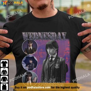 Jenna Ortega Wednesday 90s Sweater Wednesday Addams T Shirt For Fans