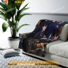 Jenna Ortega Wednesday Velveteen Blanket, Addams Family Designer Blanket
