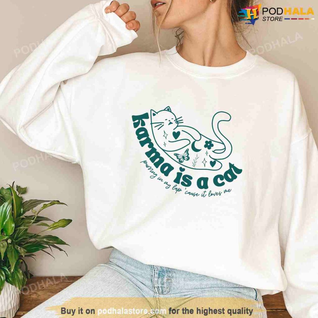 Karma is a Cat Taylor Swift Sweatshirt, Taylor Swift Era Sweatshirt