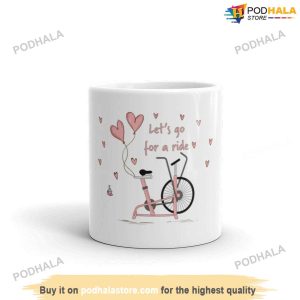 Lets Go For a Ride Bike Valentines Day Mug