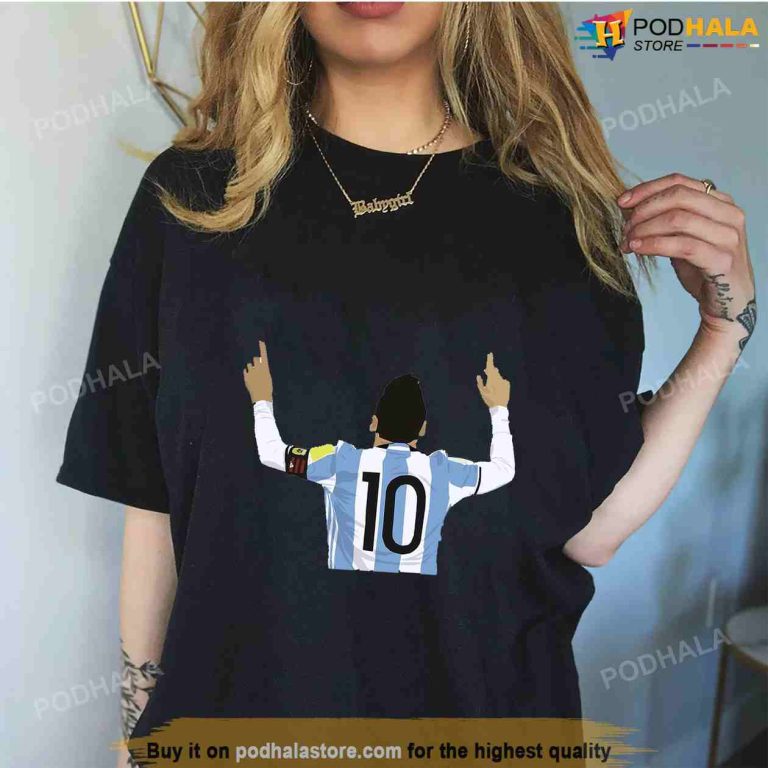 Champion Lionel Messi Argentina World Cup 2022 Signature Shirt Podhalastore 7529