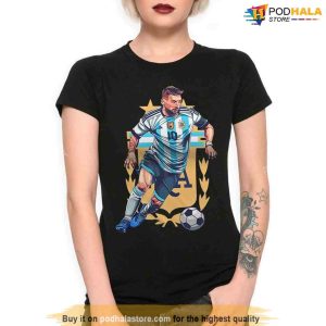 Lionel Messi Argentina Art Tee Messi 10 Shirt For Soccer Fans 2