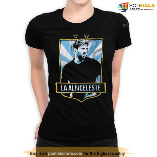 Lionel Messi La Albiceleste T-Shirt, Leo Messi Shirt For Fans
