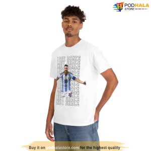 Lionel Messi Last Dance World Cup White T Shirt Football Lionel Messi TShirt