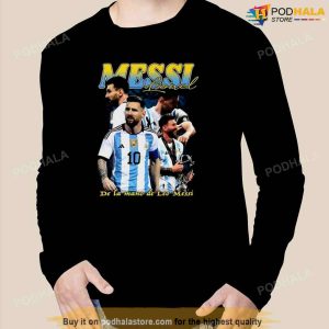 Lionel Messi Vintage Bootleg 90s Champions World Cup 2022 Shirt 3