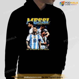 Lionel Messi Vintage Bootleg 90s Champions World Cup 2022 Shirt 4