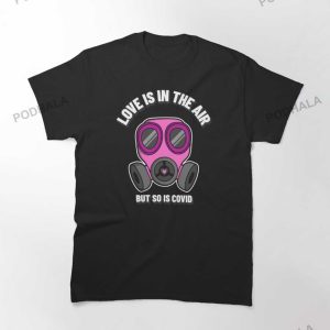 Love Is In The Air Antivalentines Day Funny Anti Valentines T Shirt
