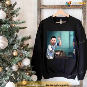 Messi Football Shirt Que Mira Bobo Shirt Vintage Lionel Messi TShirt