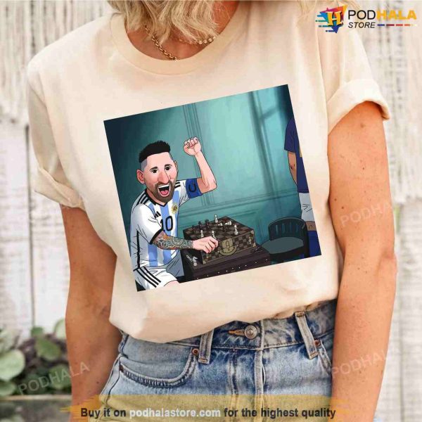 Messi Football Shirt, Que Mira Bobo White Shirt, Lionel Messi TShirt