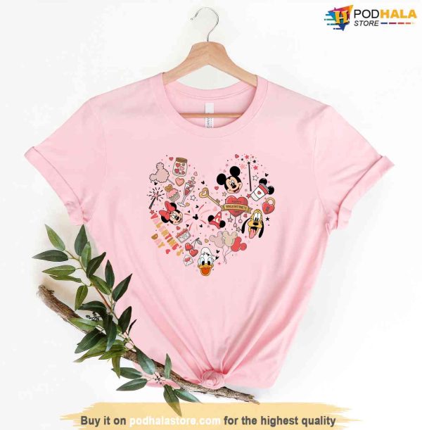 Mickey and Minnie Friends Tee, Disney Valentines Day Shirt, Valentines Gift