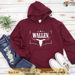 Morgan Wallen Tour Merch Vintage Bull Skull Morgan Wallen Sweatshirt 3