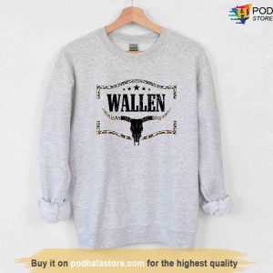 Morgan Wallen Tour Merch Vintage Bull Skull Morgan Wallen Sweatshirt 4