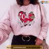 My Cat Is My Valentine Red Leopard Heart Cats Paw Unisex Sweatshirt