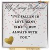 My Loving Girlfriend Beauty Valentines Day Necklace, Best Valentines Gifts