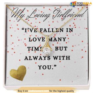 My Loving Girlfriend Beauty Valentines Day Necklace Best Valentines Gifts 2