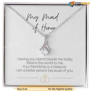 My Maid of Honor, Alluring Beauty Necklace, Valentines Day Gifts For Friends