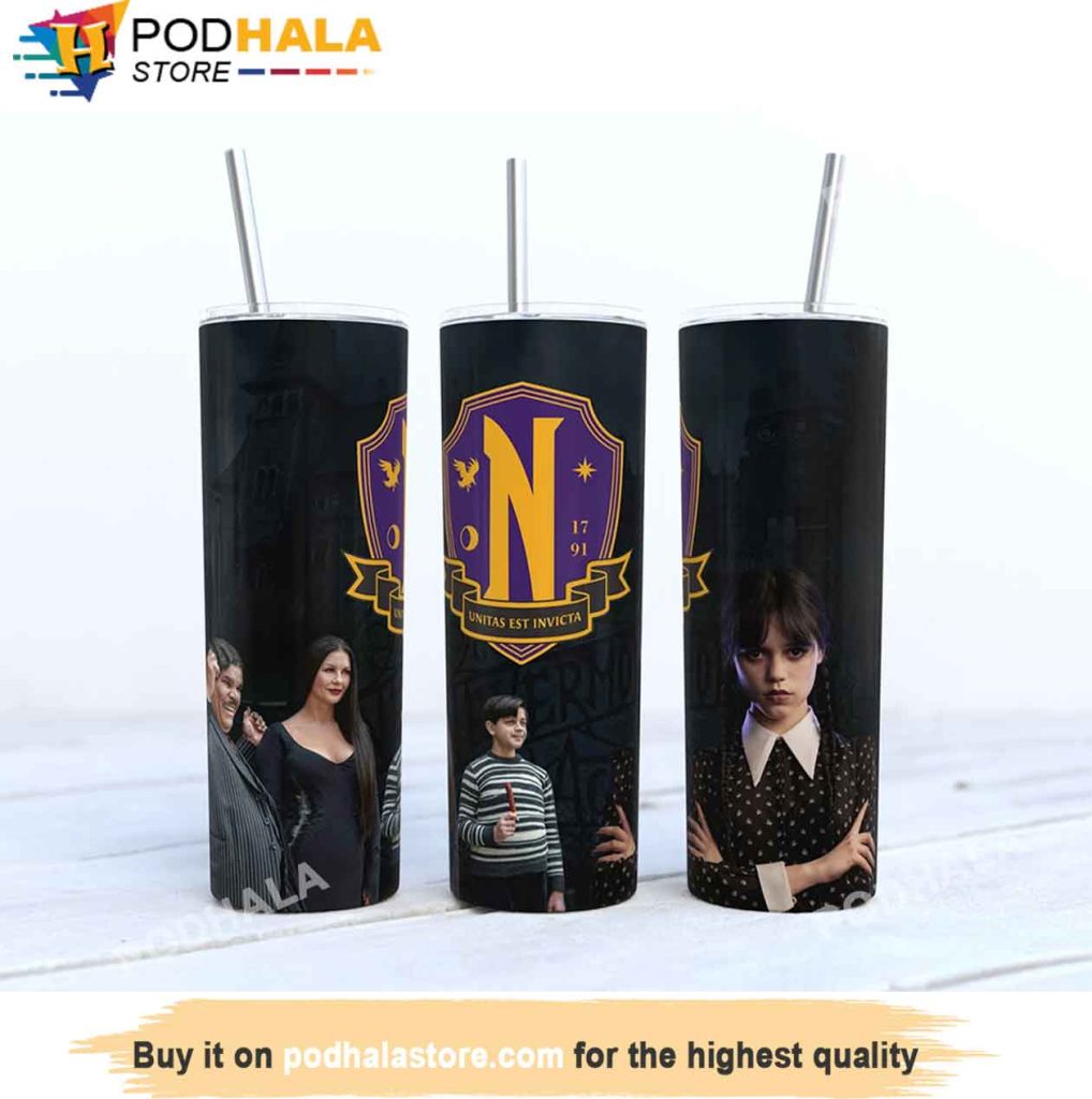 Nevermore Academy 1791 Jenna Ortega Wednesday Addams Tumbler