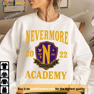 Nevermore Academy Sweatshirt, Wednesday The Best Day Of Week Shirt