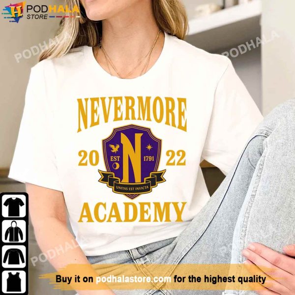 Nevermore Academy Sweatshirt, Wednesday The Best Day Of Week Shirt