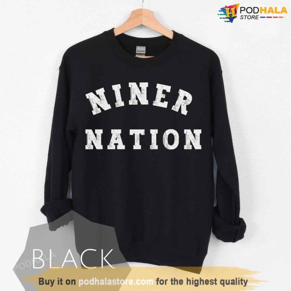 Niners Nation San Francisco Sweatshirt  Shirt 49Ers T-Shirt, Niner Football Gift