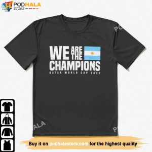 Qatar World Cup Champions 2022 - Argentina Champions T-Shirt