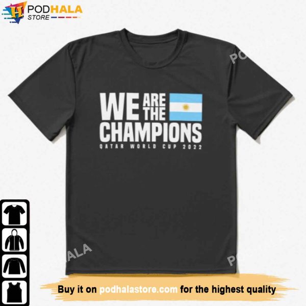 Qatar World Cup Champions 2022 – Argentina Champions T-Shirt