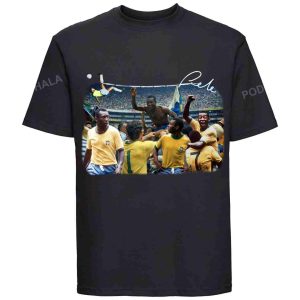 Respect Pele Champion World Cup with Brazin Shirt