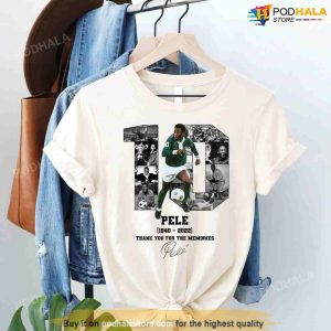 Rip Legend Pele 1940 – 2022 Thank You For The Memories White T-Shirt