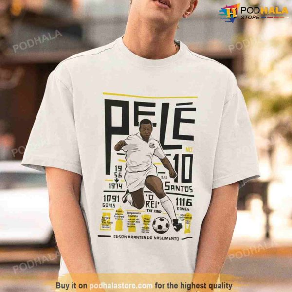 Rip Pele The King Of Soccer Shirt, 1940 – 2022 Thank You For The Memories Tee
