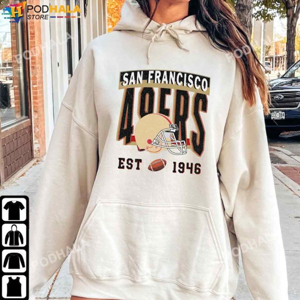 San Francisco Football Sweatshirt, 49Ers Sweatshirt, 49ers Gifts For Fans