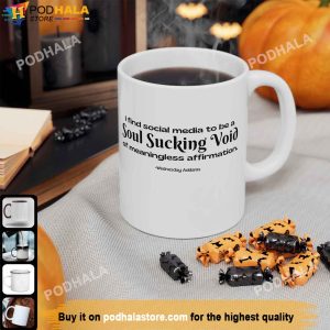 Soul Sucking Void Wednesday Addams Mug, The Addams Family Coffee Mug