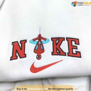 Spiderman Print Crewneck Sweatshirt, Nike Spiderman Sweatshirt