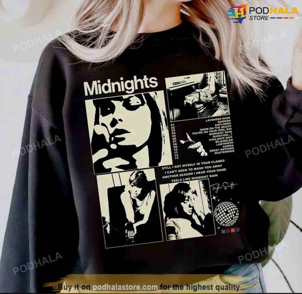 Taylor Midnights New Album Cover Shirt, Gifts For Taylor Swift Fans