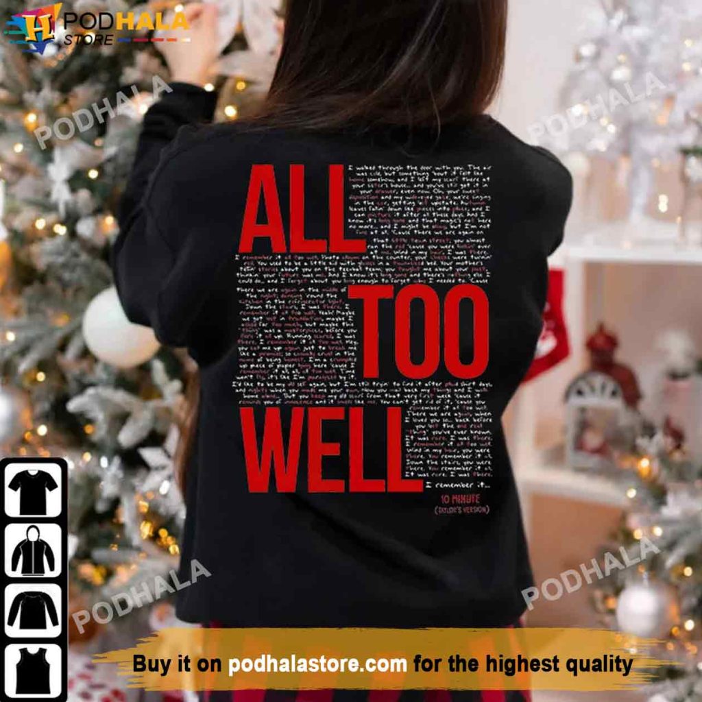 Taylor Swift Gifts, All Too Well Taylor Swift Sweatshirt