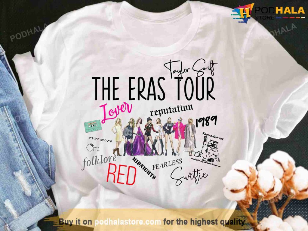 Taylor Swift The Eras Tour 2023 Shirt, Gifts For Taylor Swift Fans