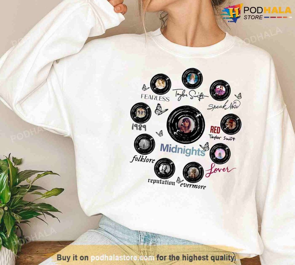 Taylor's Version Albums Shirt, Taylor Swift Eras Sweatshirt, Midnight Album