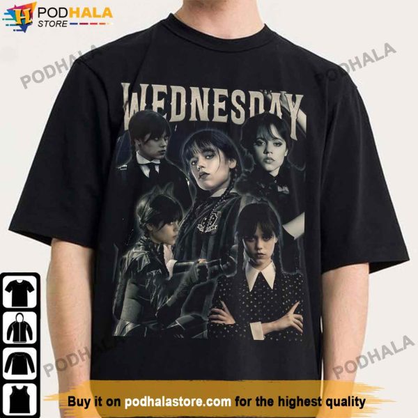 The Addams Family Movie Gifts Wednesday Addams Shirt