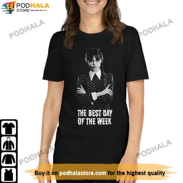 The Best Day Of The Week Wednesday Addams Shirt, The Addams Family Movie