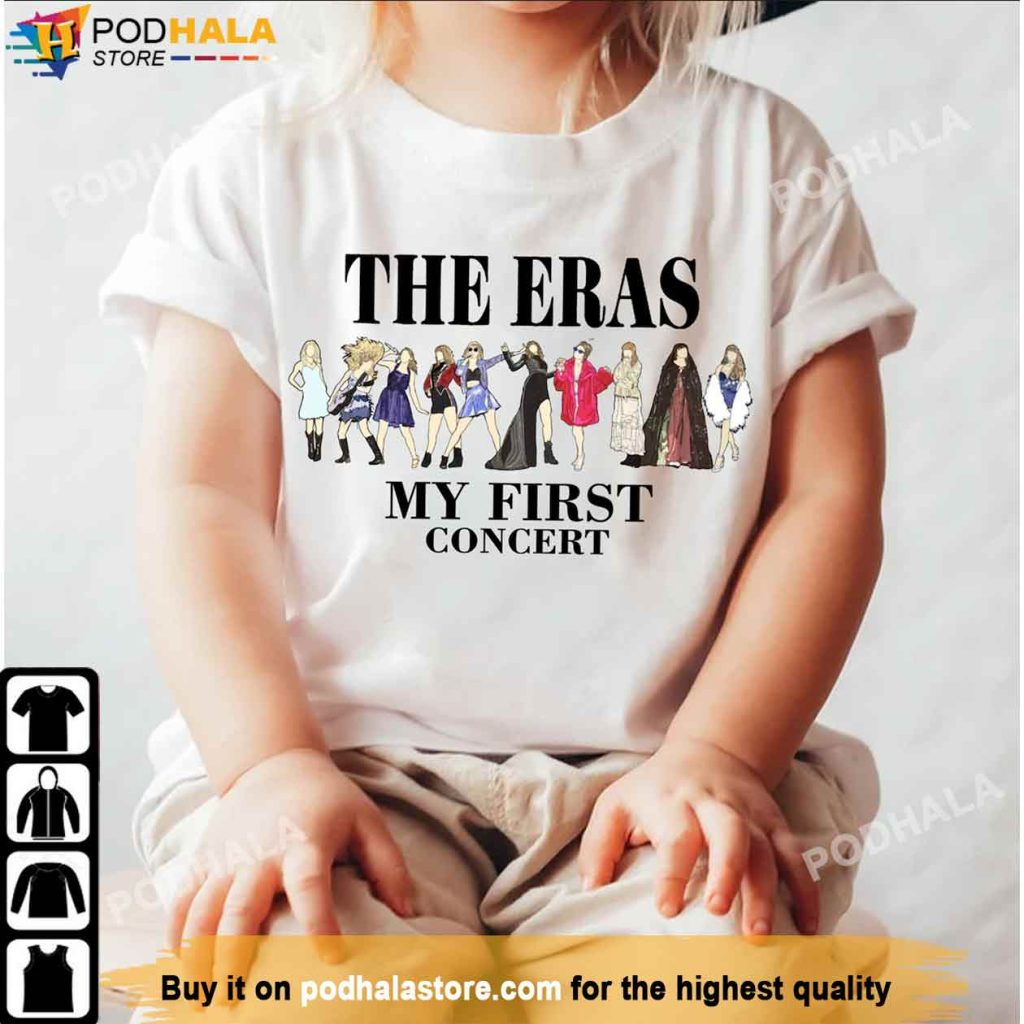 The Eras Tour First Concert Taylor For Kid Taylor Swift T-Shirt